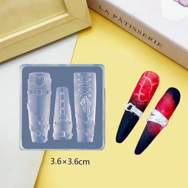 

3D Морская звезда Ракушка Бабочка Цветок Силиконовая форма для ногтей Сделай сам Украшение для нейл-арта Прозрачный шаблон для ногтей Инструменты для дизайна маникюра A10