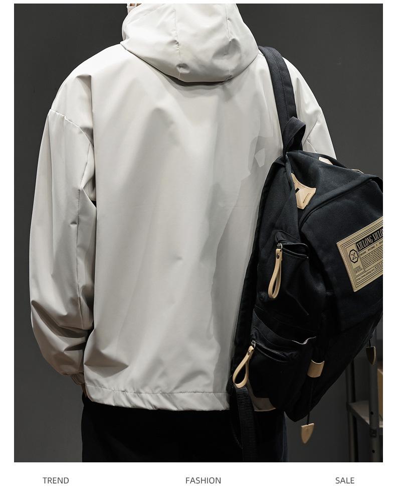 Men's Windproof Outdoor Shell Jacket - 2025 Autumn/Winter Thickened Cotton Casual Workwear Outerwear
