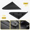 1 Pair Car Rearview Triangle Molding Cover Trim for Ford Escape 2013 2014 2015 2016 2017 2018 2019 (1 Pair)