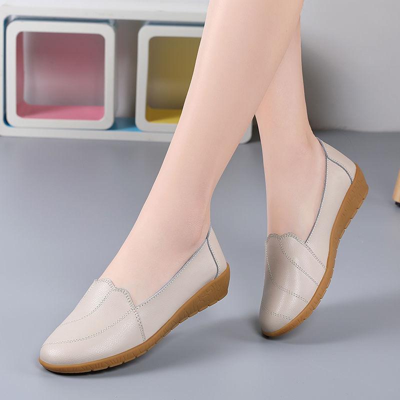Spring women's shoes versatile flat-soled single shoes women's casual little white shoes women's hollow design small low top
