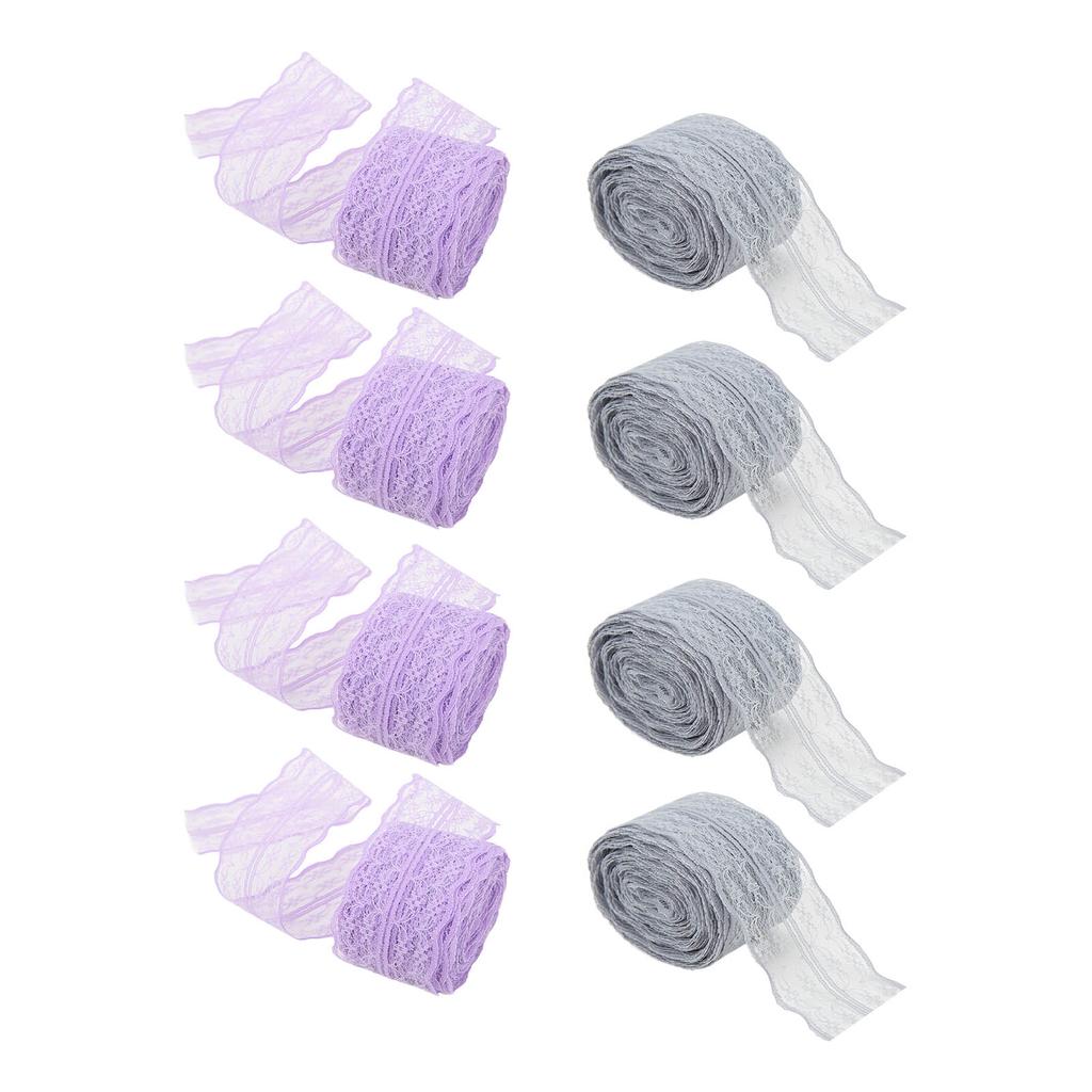 4Pcs Lace Ribbons Nylon Retro Decorative Accessories for Gift Packaging Decoration