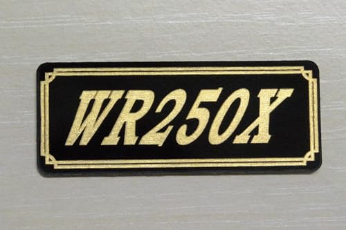 

QE-541-3 WR250X Yamaha Exterior Tank Custom Parts Black and Gold Original Sticker