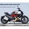 1/12 Scale Ducati Diavel Model Alloy Motorcycle Diecast Model Children's Toy Kids Gift Birthday Present for Boys Display Model