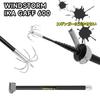 SANLIKE Windstorm Squid Gaff, Extendable, Ultra-Short Joint, One-Touch, for Eging Fishing, Black, 6M