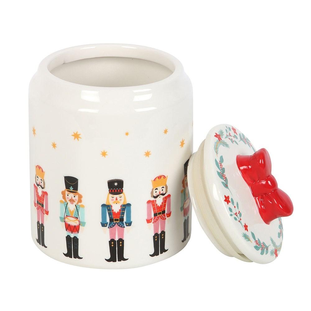 Something Different Nutcracker Ceramic Jar