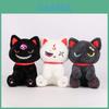 Adorable Dark Pirate Black Cat Plush Doll Halloween Decor Cute Stuffed Animal
