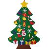DIY Filz Weihnachtsdekorationen Weihnachtsbaum Tür Wandbehang Ornamente Filz-Weihnachtsbaum Neujahr Weihnachtsmann Weihnachten Kindergeschenke