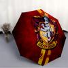 1pc Gryffindor Crest Automatic Folding Umbrella, Portable Collapsible Design, 8-Rib Iron Frame, , All-Season Casual Outdoor Accessory for Christmas Bi