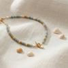 Women Necklace, Handmade Beaded Natural Gemstones Necklace, with Gold-Plated Clasp Versatile Necklace, for Daily Wear Beach Dates