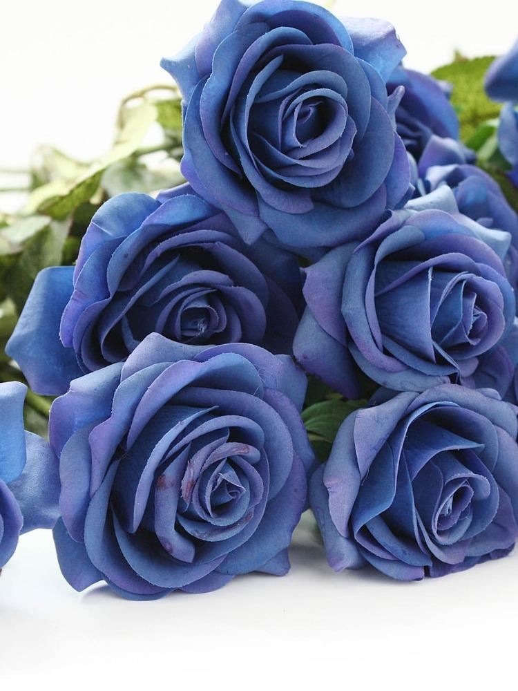 12 Stück Kunstseidenrosen, Kunstblumen, Bulk-Rosen, Blumenarrangement, Blumenstrauß für Zuhause, Hochzeit, Party, Garten, Brautdekoration