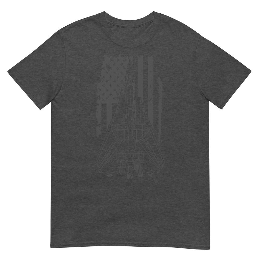 F14 Tomcat Jet Fighter Vintage American Flag 14th July Tshirt
