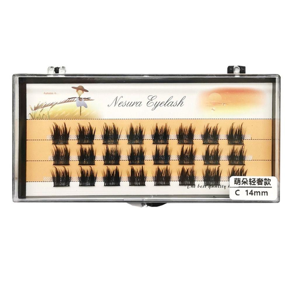 Litte Devil Cluster Eye Lashes Segment Lashes Individual Eyelashes Dramatic Thick False Eyelash