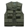 Men's Casual Outdoor Unloadable Multifunctional Reporter Travel Photography Mesh Quick Drying Fishing Vest Men