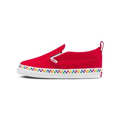 Slip-On Low Top Slip-On Skate Shoes Red Baby Sneaker VN000UBSABT