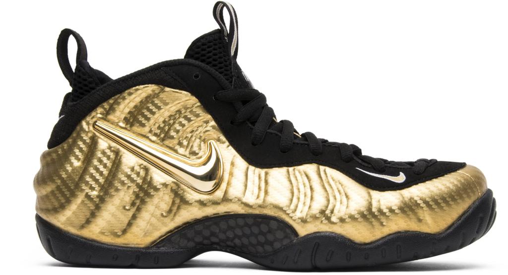 624041-701 Nike Air Foamposite Pro "Metallic Gold" (Men's)