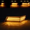 iJDM Car Signal Blinker Corner Lights  Assemblies For Jeep Patriot Amber Sequential Turn Signal Light/White Driving Lights 07-17
