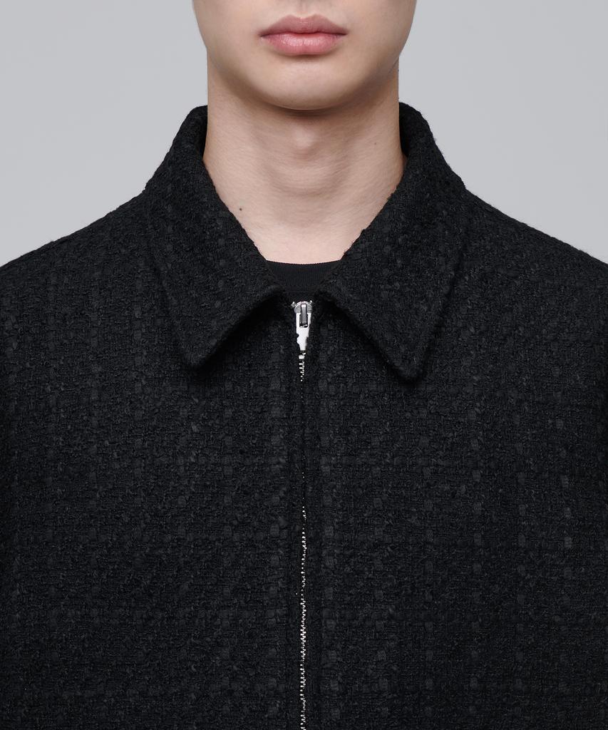 Musinsa Standard Tweed Minimal Jacket [Black]