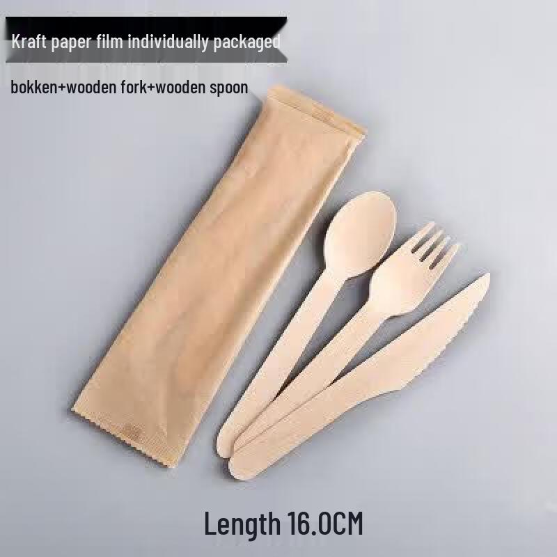 Eco-Friendly Disposable Wooden Cutlery