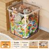 Transparent Multifunctional Storage Box: Large Capacity Plastic Organizer for Toys, Snacks, and Clothes