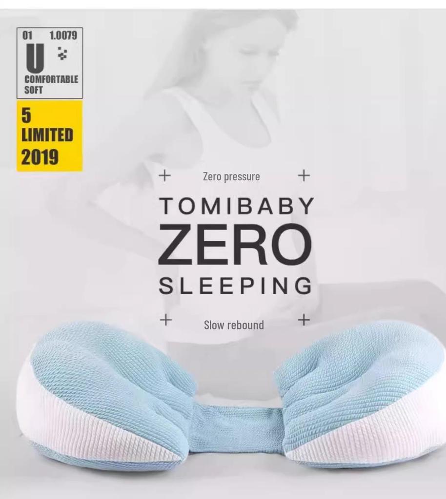 SnoozeShade U-Shape Pregnancy Pillow: Lumbar & Belly Support for Side Sleepers