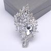 SKEDS Luxury Full Crystal Baroque Brooches Pins For Women Fashion Rhinestone Classic Big Badges Vintage Lady Party Banquet Pin