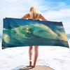 Ocean Wave Beach Towel,Oversized Quick Dry Sand Free Proof Absorbent Lightweight Beach Blanket Bath Towel Swim Sport Pool Towels