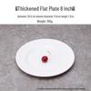 Qinxing White Melamine Dinner Plates