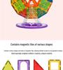 Large Nature Colors Stained Glass Magnetic Building Blocks for Castle Track Assembly