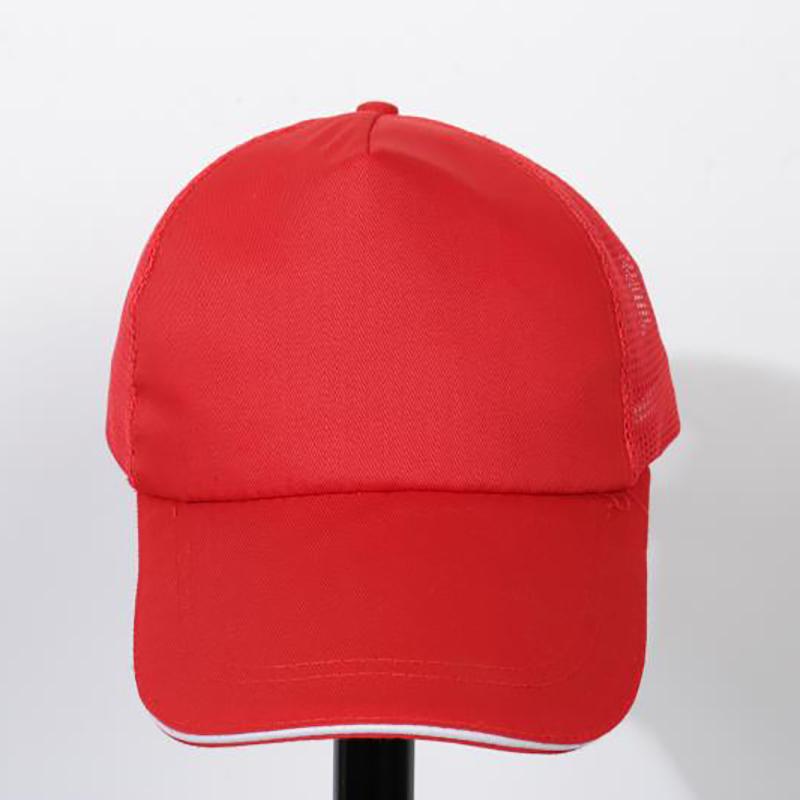 

Кепка дальнобойщика Бейсболка Сетчатая Регулируемые Снэпбэки Мужские Женские Кепки с козырьком Бейсбол красный