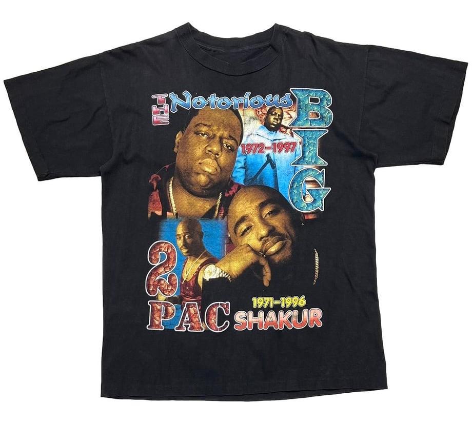 

2PAC The Notorious BIG Dead Or Alive Rap Tee Size S-5XL Reprint NEW Unisex T-Shirt L