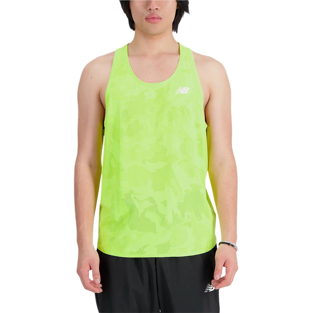 New Balance Tank Top Men s Neon Green MT33280-THW S