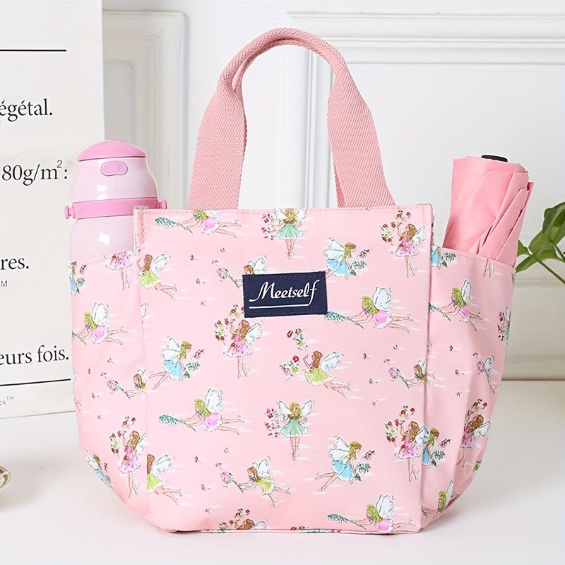 1pc Reusable Grocery Bag Fashion Portable Insulated Lunch Tote Bag Reusable And Washable Thermal Bento Bag 11 1728₽