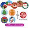 500 Sheets/Roll Christmas Cartoon Stickers for Journal, DIY Crafts, Phone Case & Notebook Decoration.