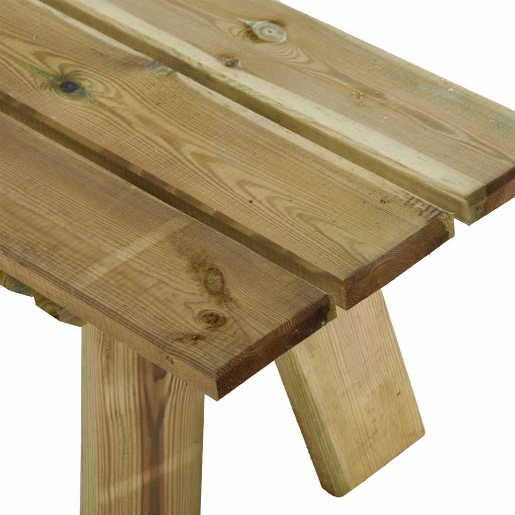 Garden Bench 220 cm Solid Pine Wood Impregnated