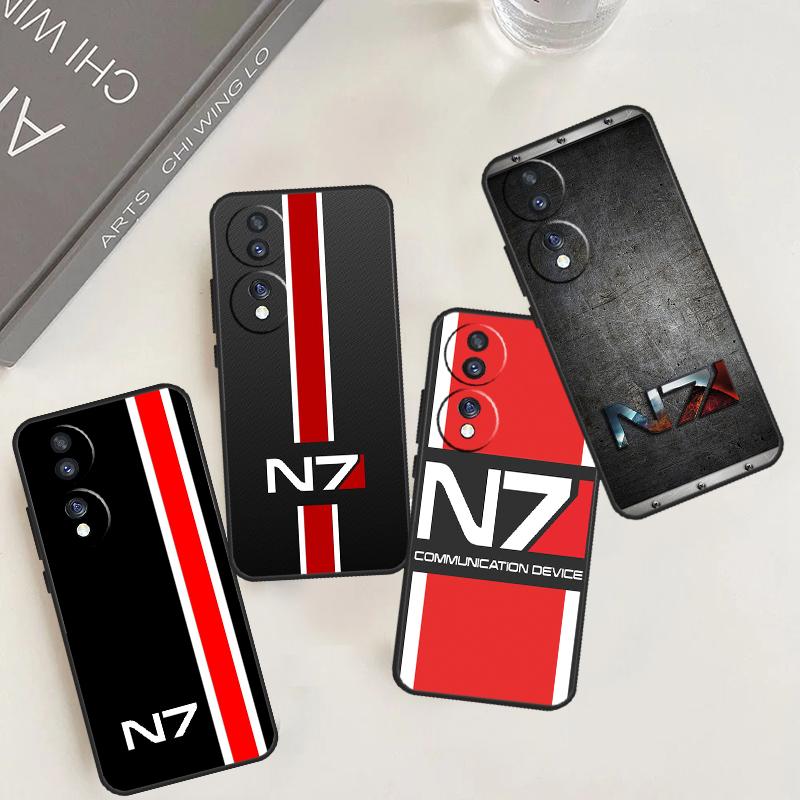 N7 Mass Effect Case For Honor Magic 6 Pro 5 Pro 50 70 90 Lite X6 X7 X8 X9 X8b X9b X6a X7a X8a X9a Cover