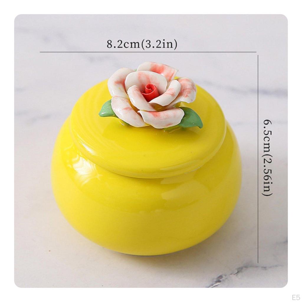 Airtight Tea Container Handmade Ceramic Canister HumidityresistantProof Jar