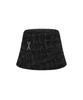 Bajal Va Studded Tweed Drop Bucket Hat Black