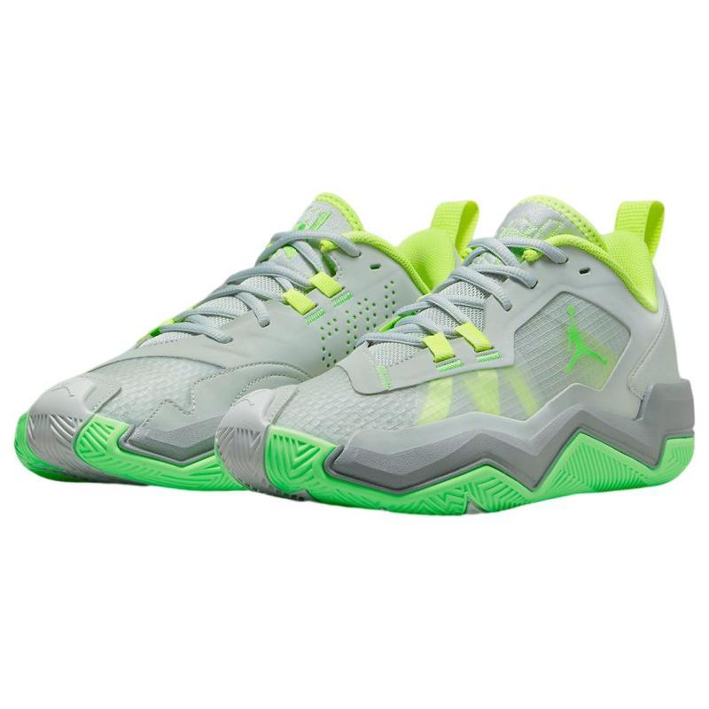 Jordan One Take 4 Light Silver Volt Particle Grey Green Strike Jordan DZ3338-003 Jordan DZ3338-003