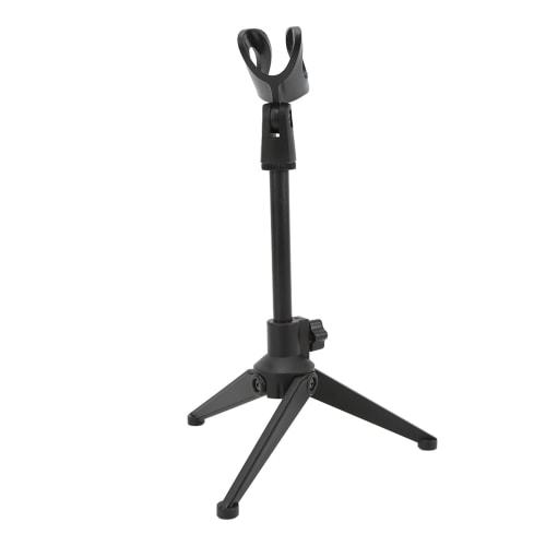 Desktop Microphone Tripod Stand, Universal Mini Portable Table Stand, Adjustable Microphone Stand, Detachable Foldable Tripod Microphone Table Stand f
