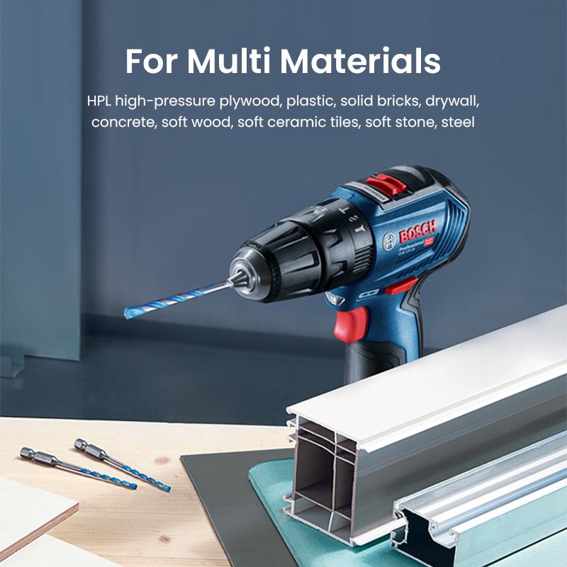 Bosch HEX handle Drill Bits EXPERT series HEX-9 Multi Construction Centering Geometry