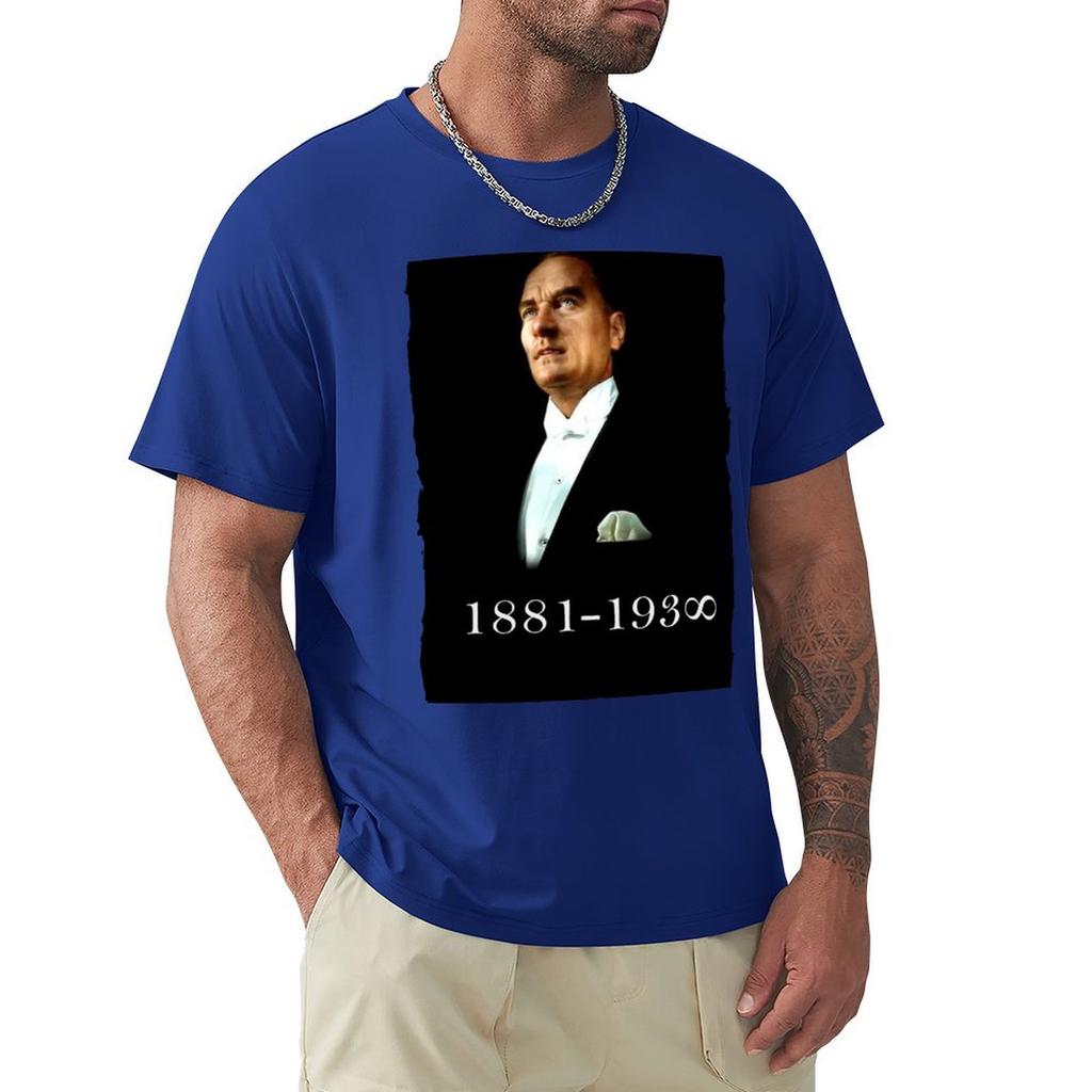 Ataturk Forever T-Shirt Korean Fashion Quick Drying Short Sleeve Tee Vintage T Shirt Men