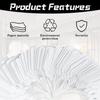 Versatile Price Tags Key Tags Present Tags Clothing Labels Set of 500 Blank Tags with String Ideal for Sales Tokens Clothing and More
