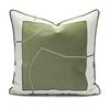 Green Nordic Embroidery Throw Pillow - Living Room, Sofa, Bed & Bay Window Cushion, Pillowcase In Stylish Design
