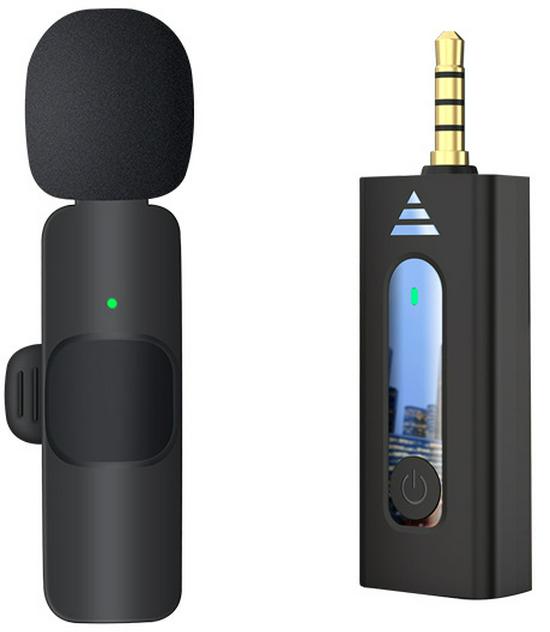 Wireless Lavalier Microphone: One-to-One/One-to-Two, Reverb & Monitoring, Noise Reduction for Live Streaming