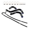Silicone Radiator coolant Hose kit For Kawasaki Z900 Z900RS 2017-2025 Black