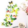3D-Schmetterlings-Wandaufkleber – neues PVC-Simulationsdesign für die Kühlschrankdekoration