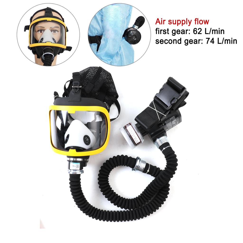 Electric Constant Air Flow Full Face Gas System XLSF-A1 110V-220V Chemical Industrial Painting Spraying Air Supply Respir