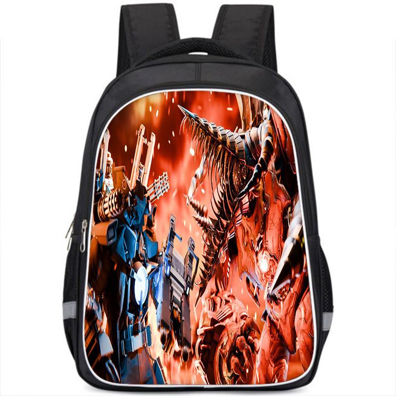 Vibrant Cartoon Character Backpack For Kids Stylish Oxford Cloth Large Capacity