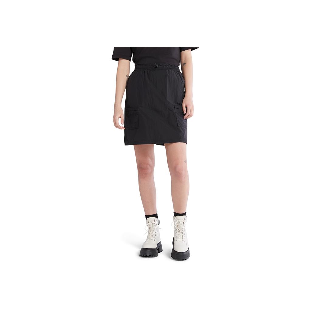 Timberland Solid Color Outdoor Water-Resistant Comfortable Casual Skirt Women Skirts Black A5WZD-001
