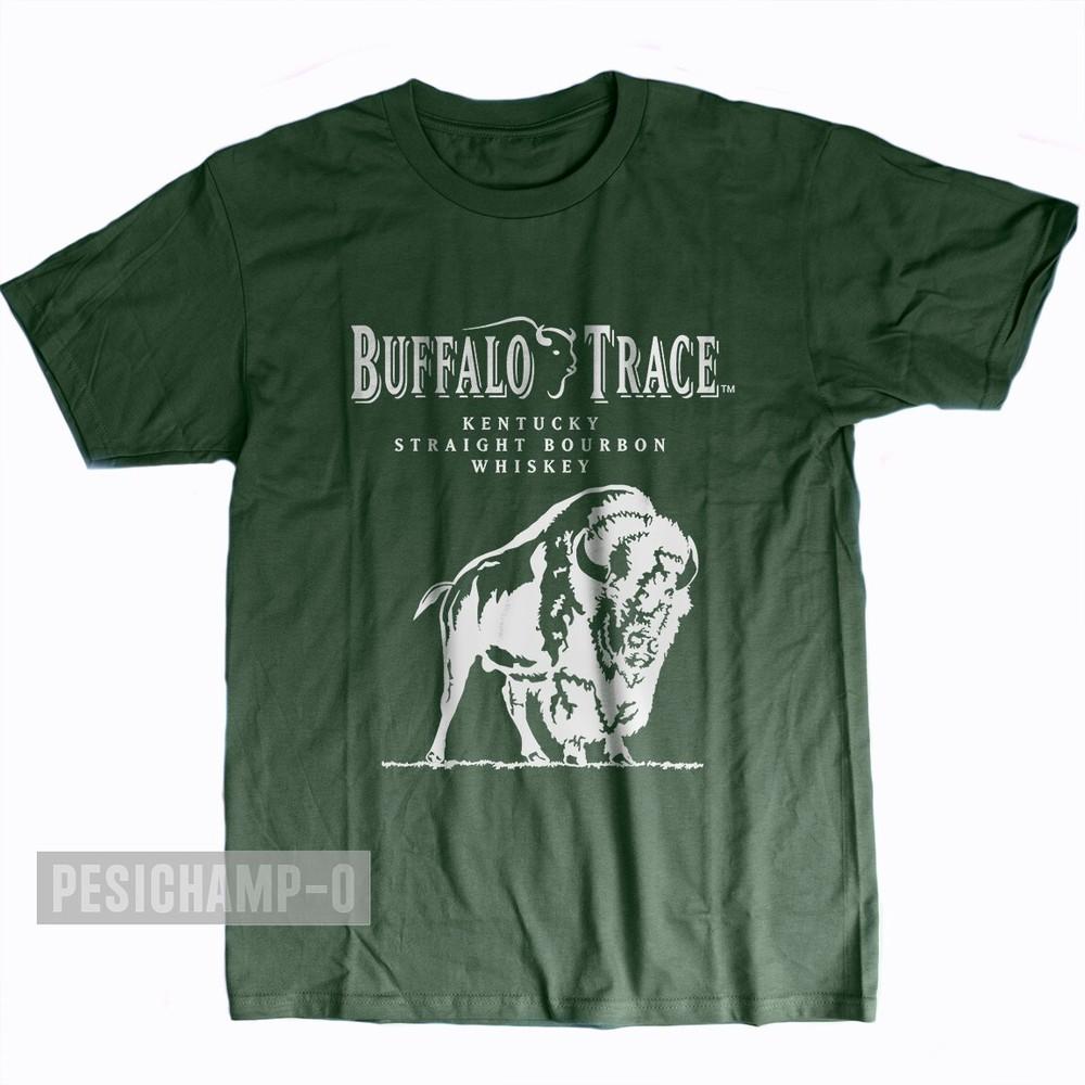 

BUFFALO TRACE-Дистилле wbr/ рия во Франкфурте-Бур wbr/ бон Лесной Зеленый Футболка Размер S-5XL Унисекс Футболка XL